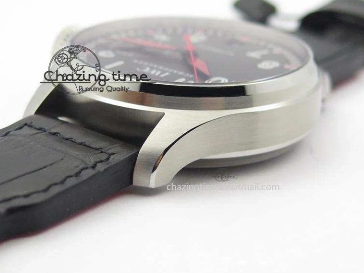 MIROTIME 0220 RelaxedFit Big Pilot Real PR IW500435 “Muhammad Ali” ZF Best Edition On Black Leather Strap A 7295